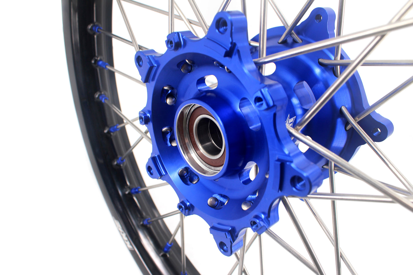 KKE 1.85*21 & 2.5*18 Motorcycle Tubed Spoke Rims Fit Yamaha Tenere 700 2019-2025 Blue