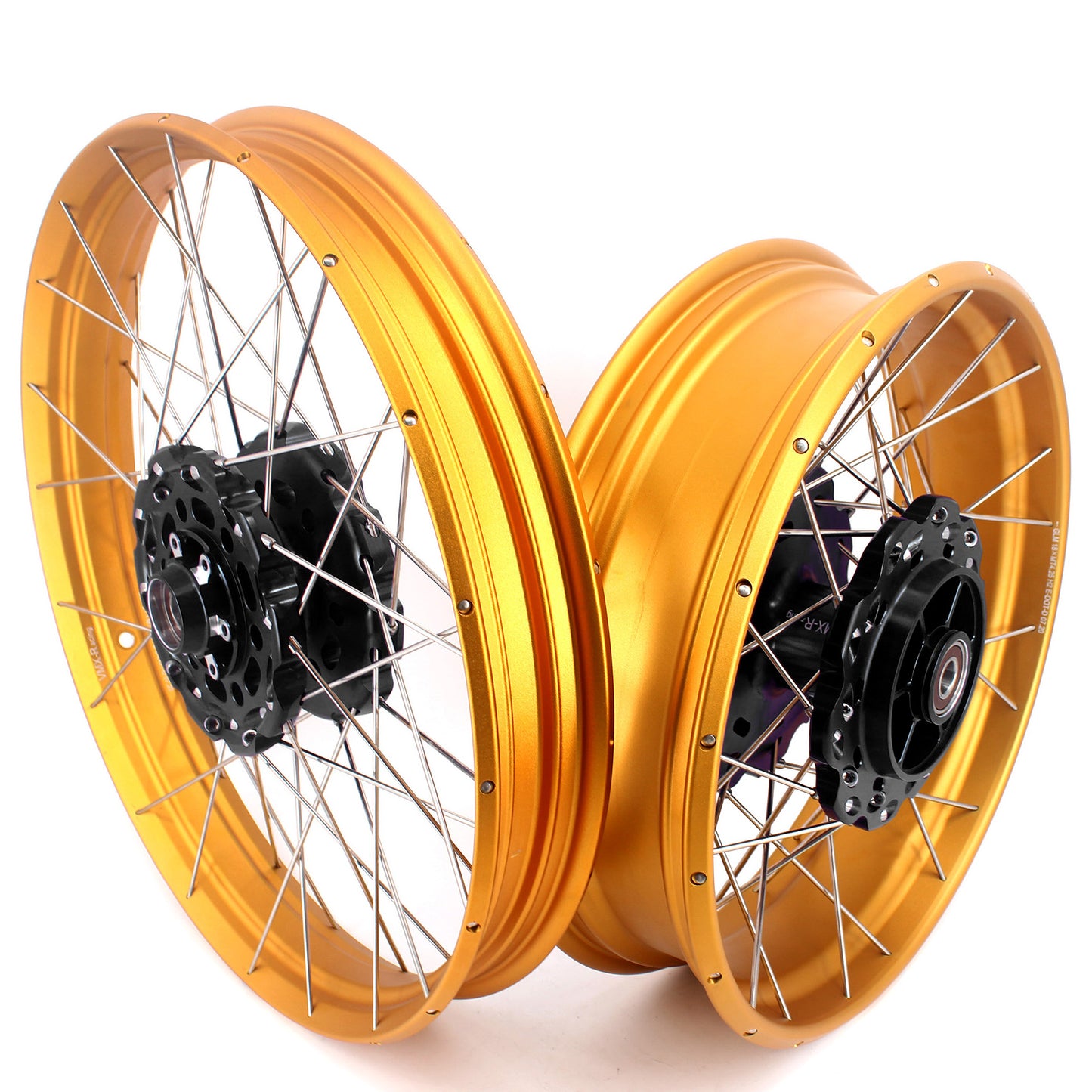 VMX 19 & 17 Tubeless Rims Fit Honda Africa Twin CRF1000L 2016-2020 Gold Rims