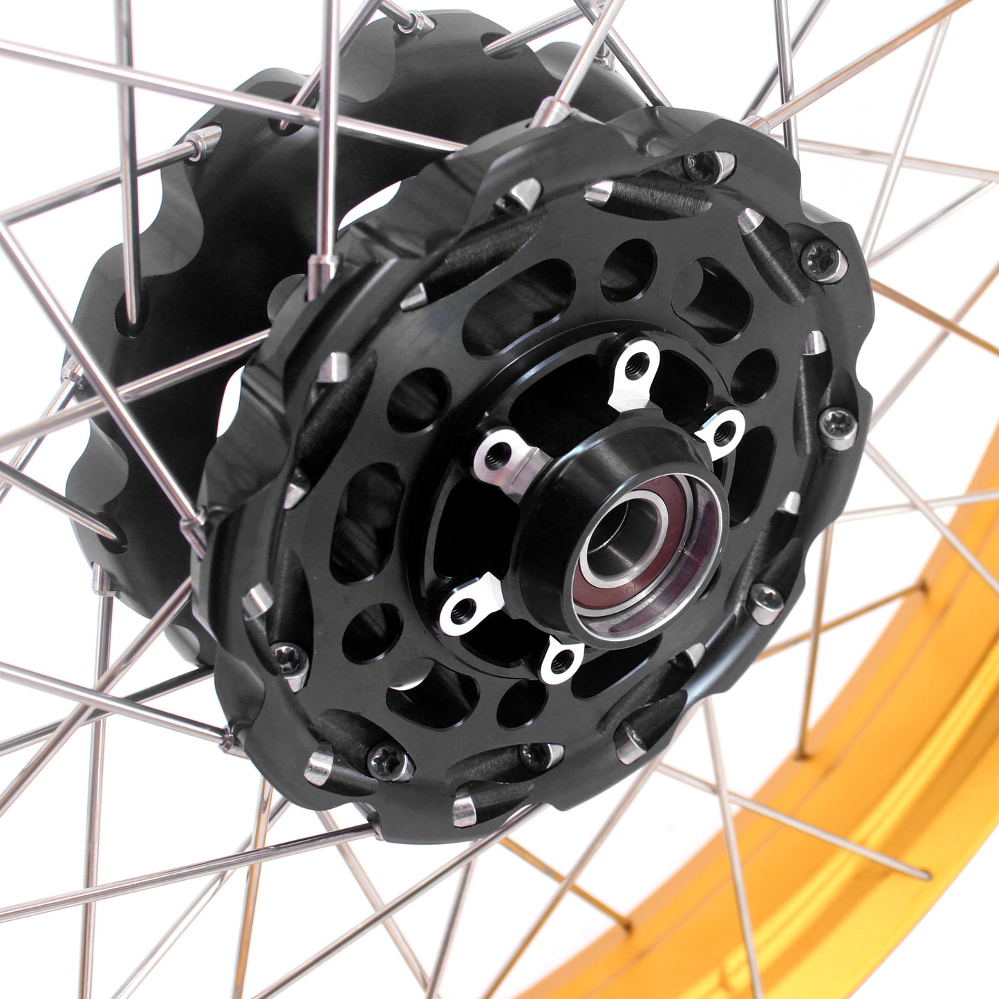 VMX 19 & 17 Tubeless Rims Fit Honda Africa Twin CRF1000L 2016-2020 Gold Rims