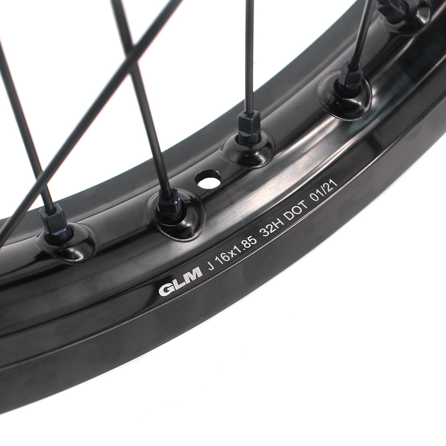 US Stock KKE 1.85*16" Electric Dirtbike Rear Wheels Rim Fit SurRon Light Bee-X 2019-2025 All Black