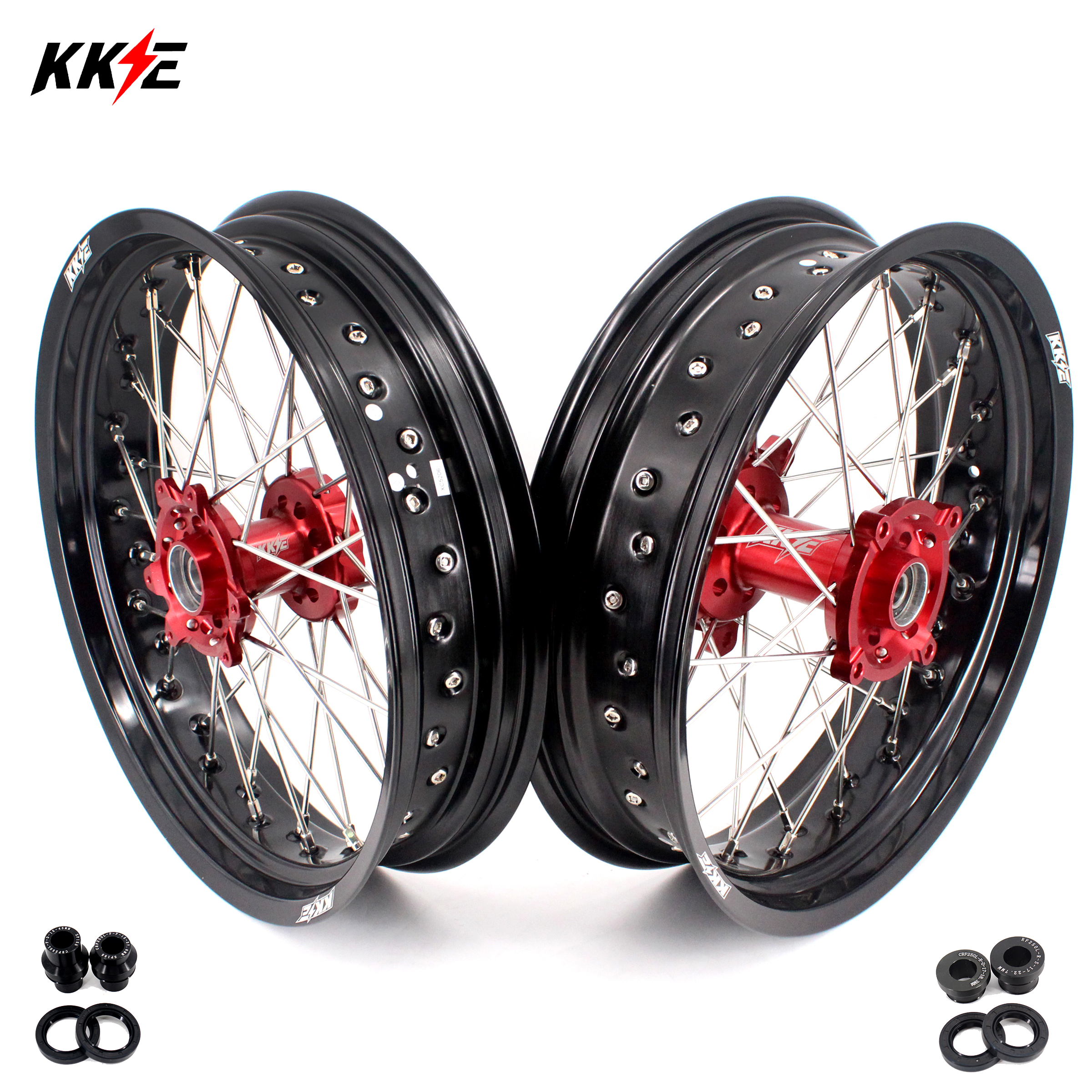 KKE 3.5 & 4.25 Supermoto Wheels for Honda CRF250L 2013-2020 Motard