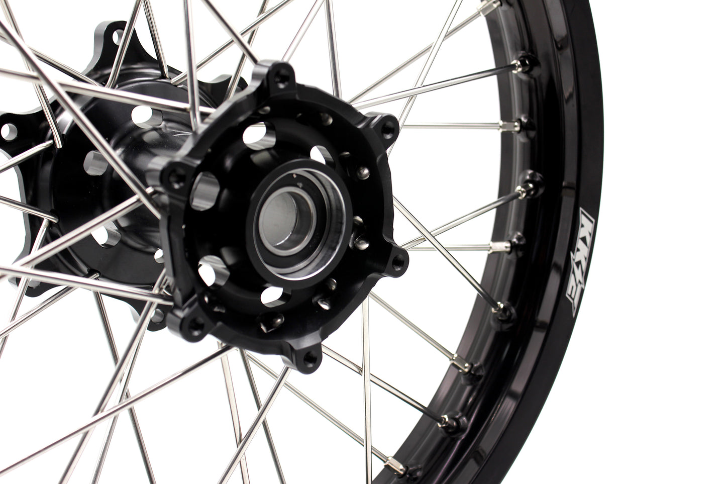 KKE MX 1.6*21" & 2.15*19" CNC Hub Electric Dirtbike Alloy Wheels Rims Fit STARK VARG Black Hub