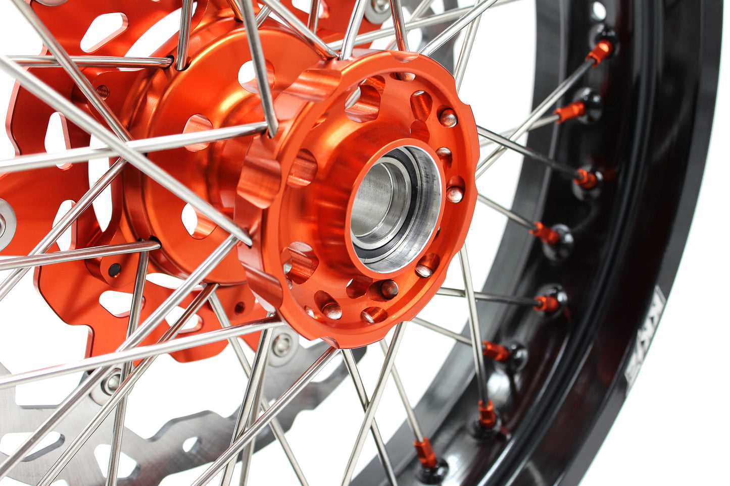 KKE 17Inch CUSH Drive Supermoto Wheels Rims For KTM690 Enduro-R 300MM Disc
