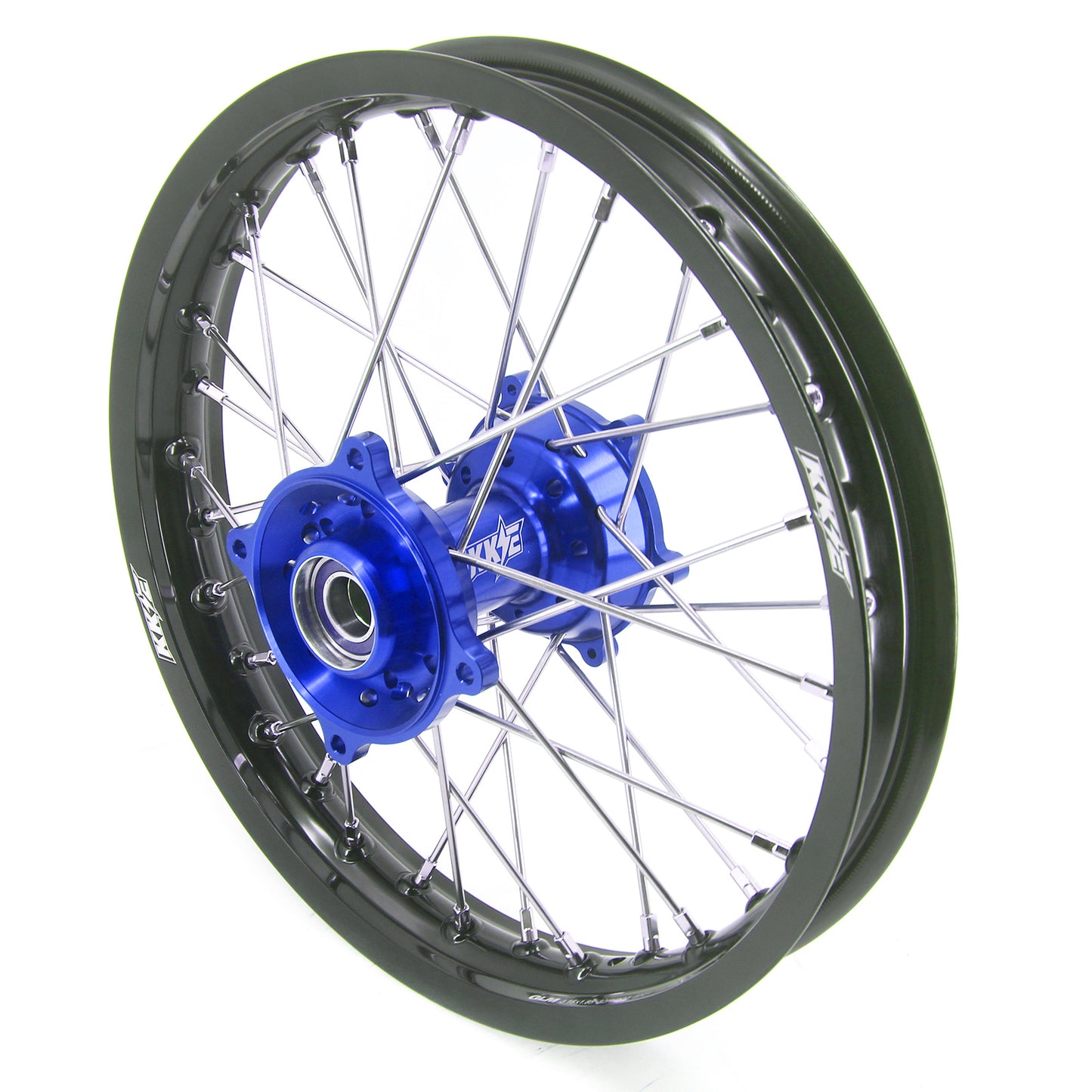 KKE 17/14 Factory Size Kids Big Wheels Rims Fit KTM SX 85 2025 Husqvarna TC85 2025 Blue