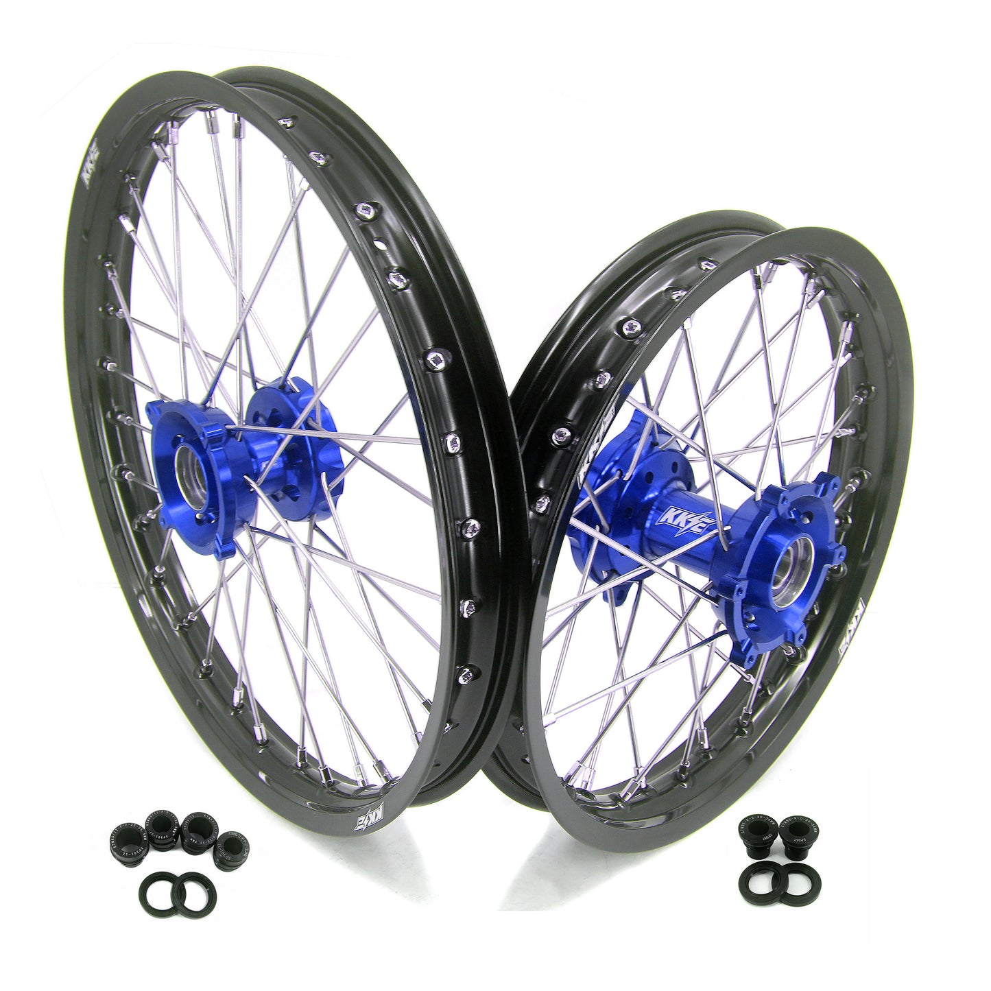 KKE 17/14 Factory Size Kids Big Wheels Rims Fit KTM SX 85 2025 Blue