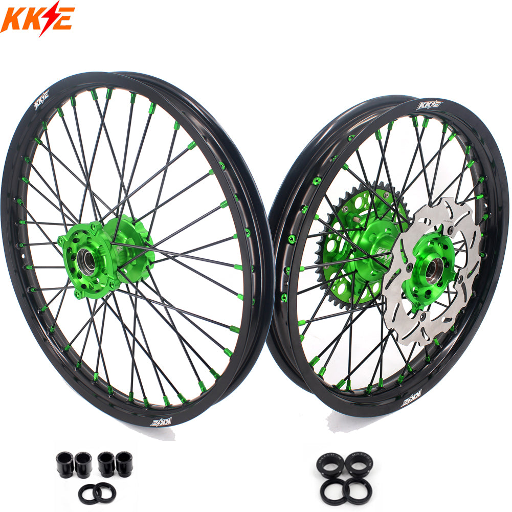 KKE 21" 19" Dirtbike Wheels Rims For KAWASAKI KX250F KX450F 2015 2016 2017 2018