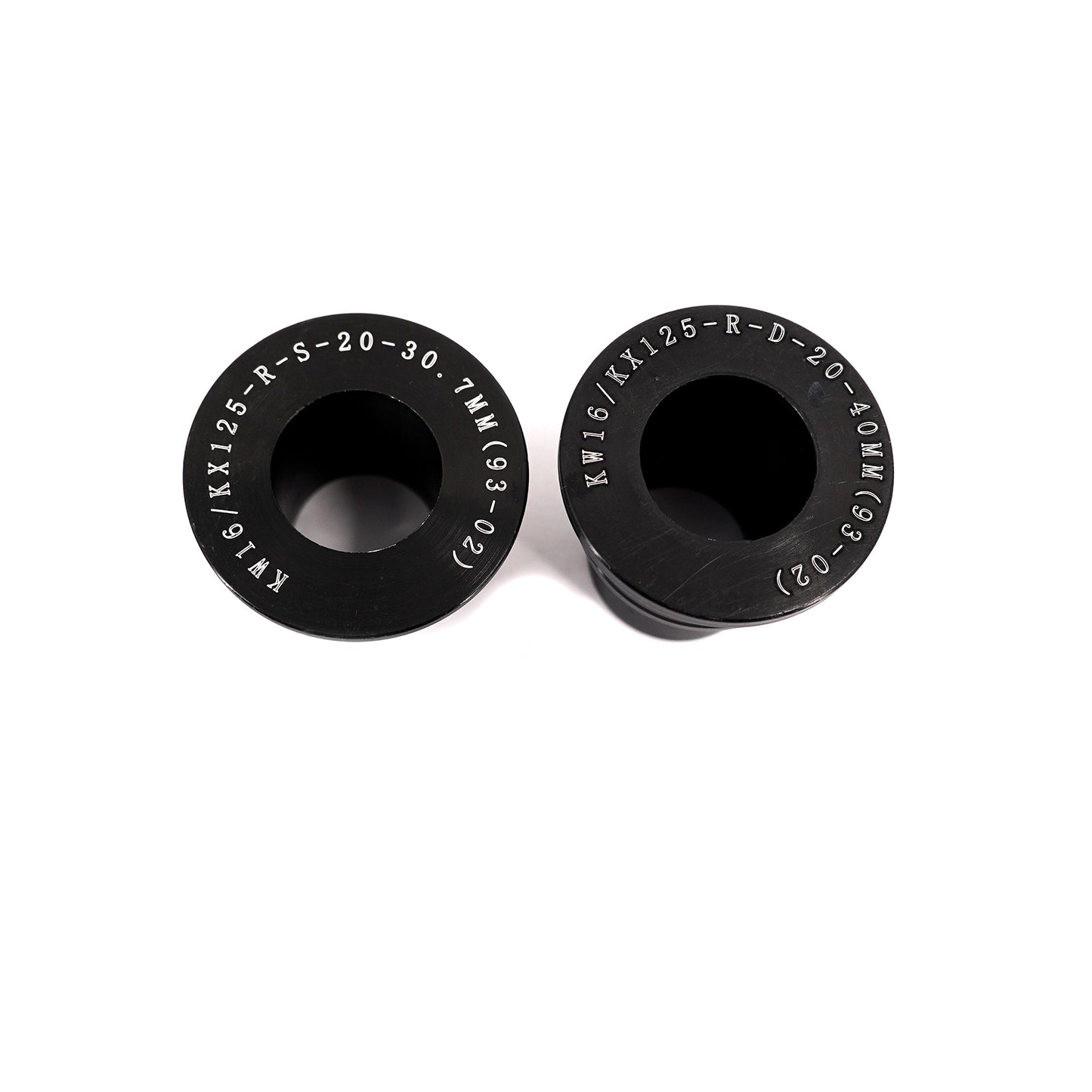 KKE Replacement Rear Black Spacers for KAWASAKI KX125/250 1993-2002 Dirtbike 21/18 or 21/19 Wheels