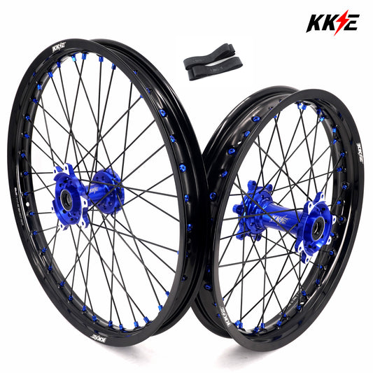 US Sold Out KKE 21" 18" E-Bike Wheels Rim Fit For SurRon Ultra Bee 2023-2024 Blue Nipples