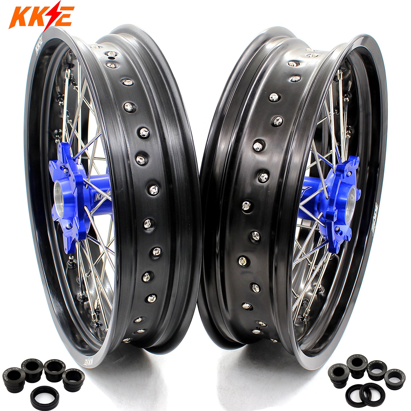 KKE 3.5/4.25 Supermoto Wheels For KTM SX SX-F XC XC-F XCW EXC EXC-F EXC-W 125-530 2003-2025