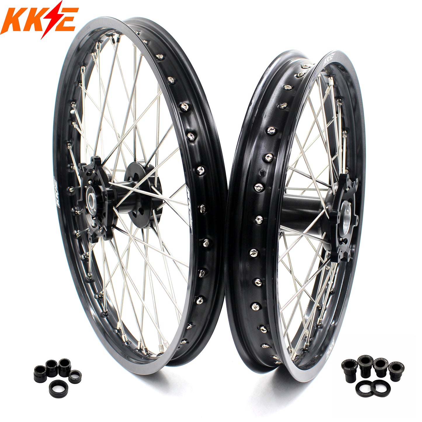 KKE 21 & 19 MX Spoked Wheels Fit SUZUKI RM125 1996-2007 RM250 1996-2008