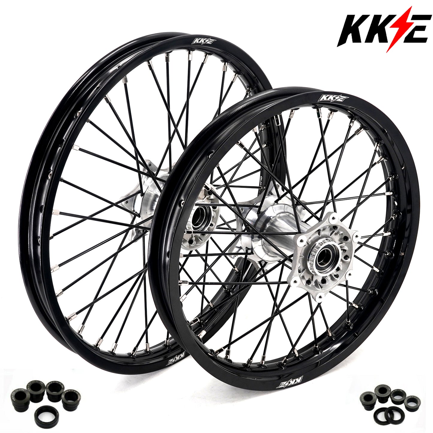 KKE MX 1.6*21" & 2.15*19" Cast Hub Electric Dirtbike Alloy Wheels Rims Fit STARK VARG