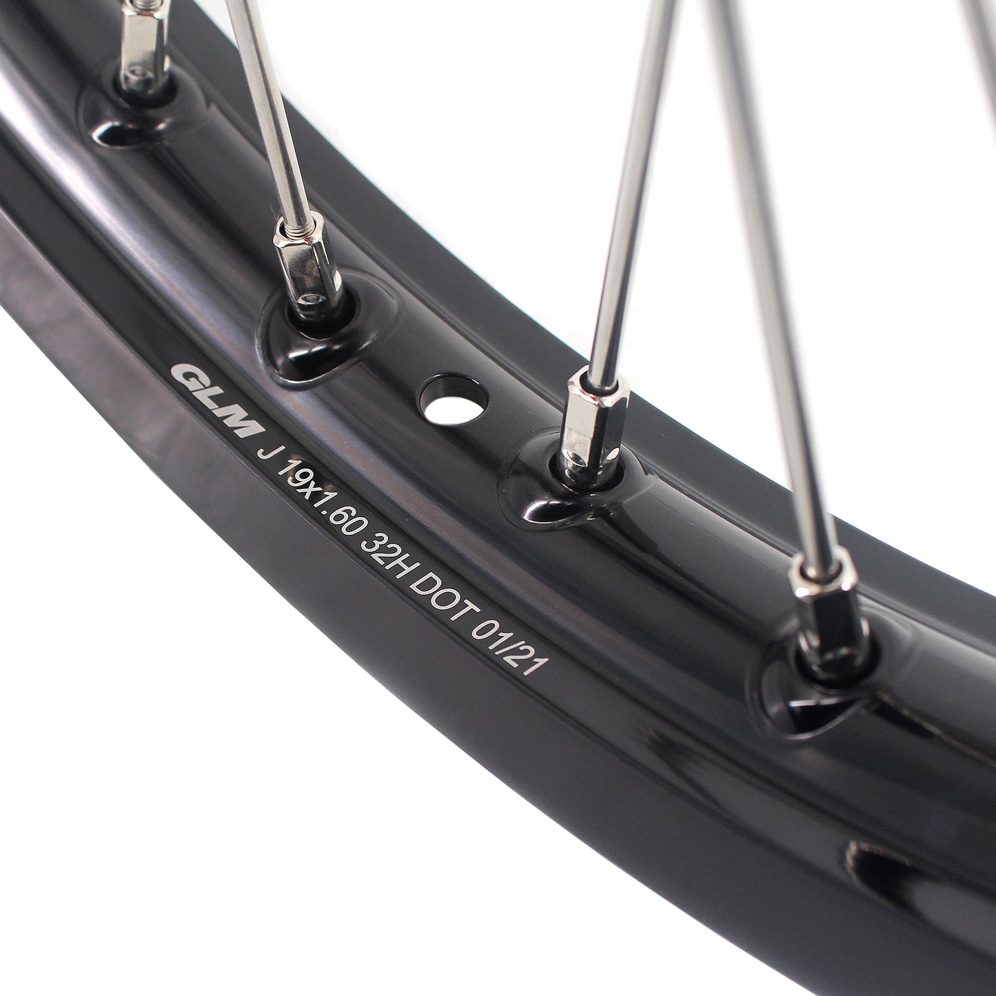 KKE 19/16 Factory Size Kids Big Wheels Rims Fit KTM SX 85 2025 Husqvarna TC 85 Blue