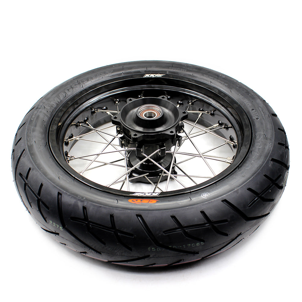 KKE 3.5/4.25*17" Cush Drive Wheels For SUZUKI DR650SE 1996-2021 CST Tires