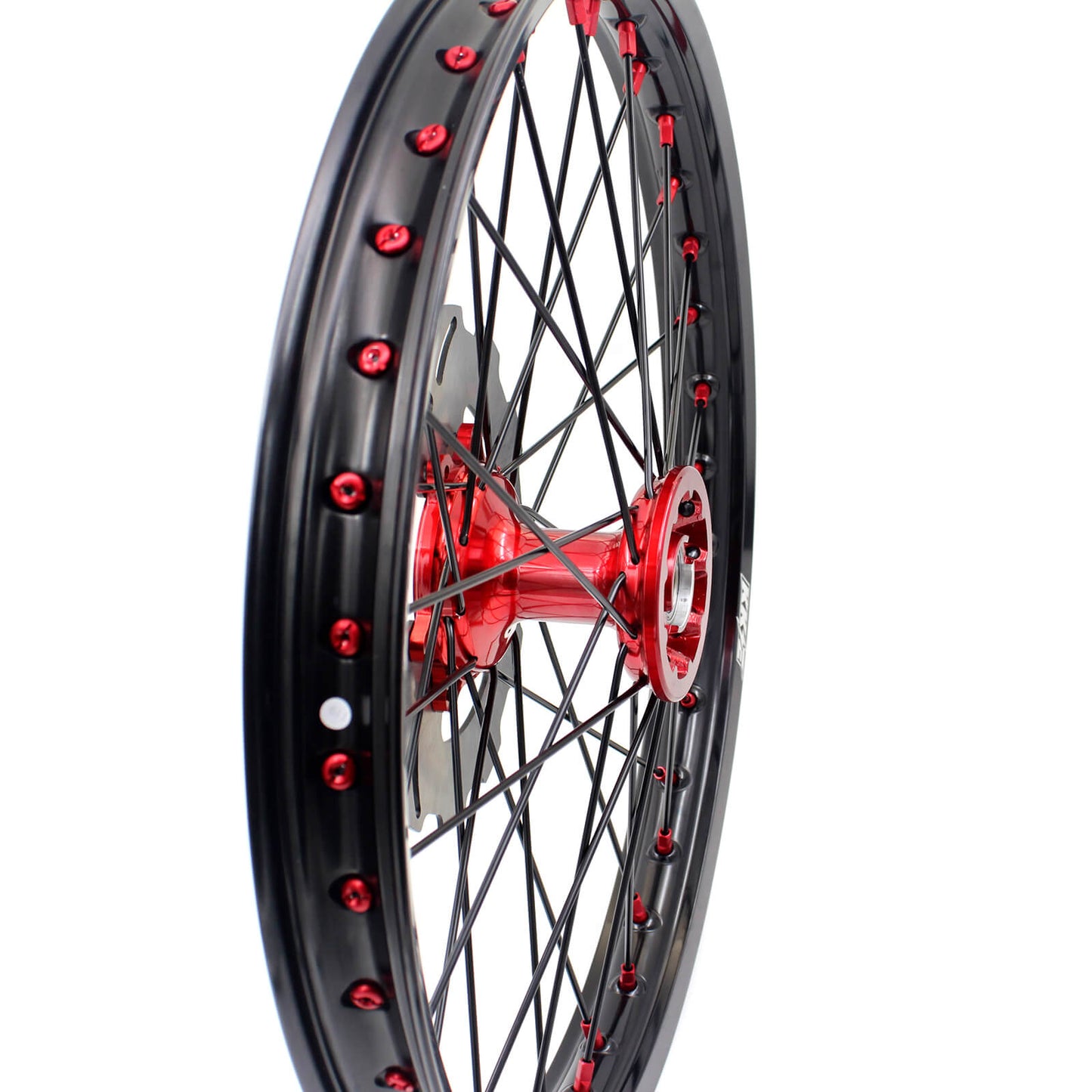 KKE 21/19 CASTING SPOKED WHEELS SET FOR HONDA CR125R CR250R 2002-2013 BLACK SPOKE DISCS - KKE Racing