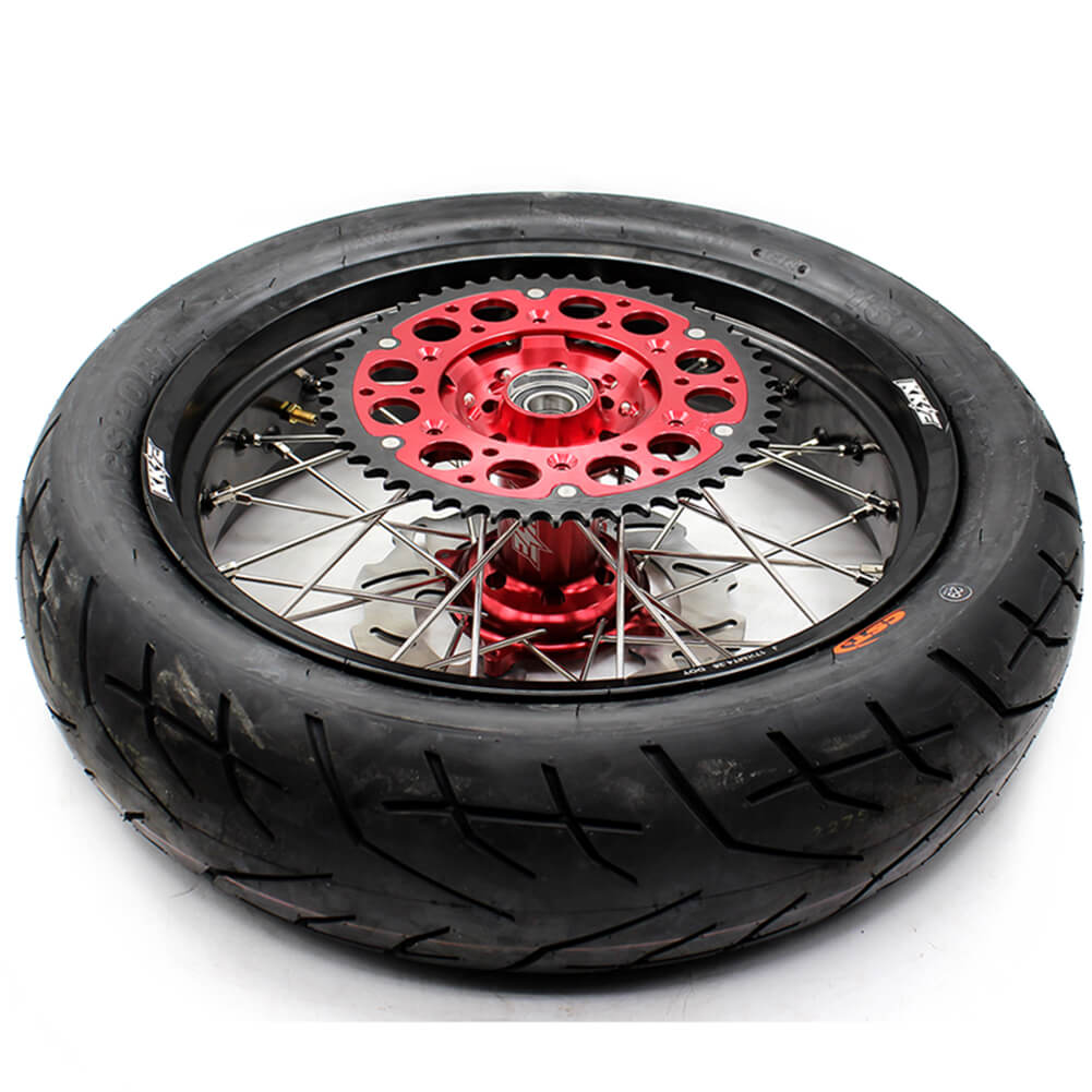 KKE 3.5 & 4.25*17inch Supermoto Wheels CST Tires For HONDA CRF450L 2019-2021 CRF450RL 2021-2025