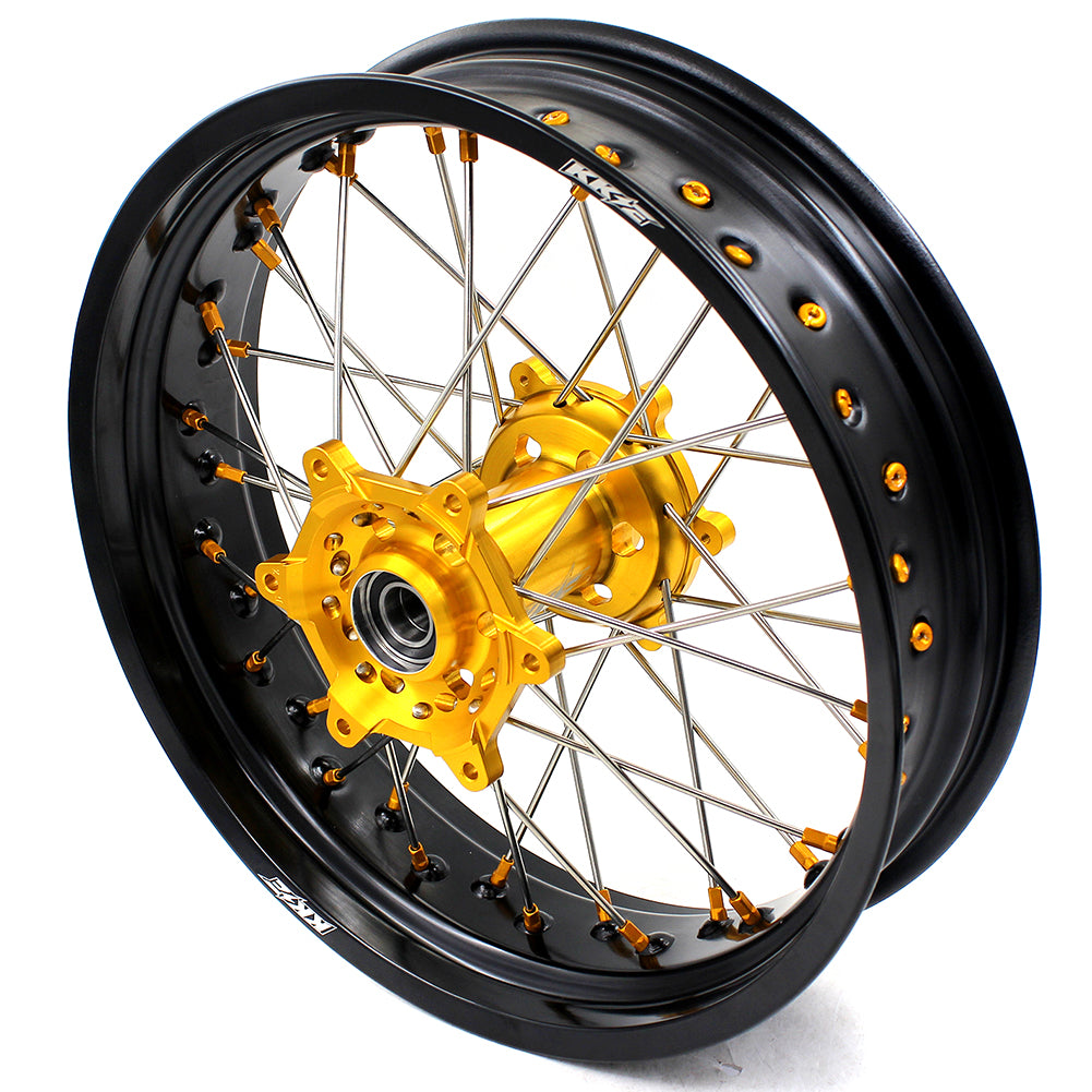 KKE 3.5/4.25*17 Inch Supermoto Wheels For SUZUKI DRZ400SM 2005-2024 CST Tires Rim