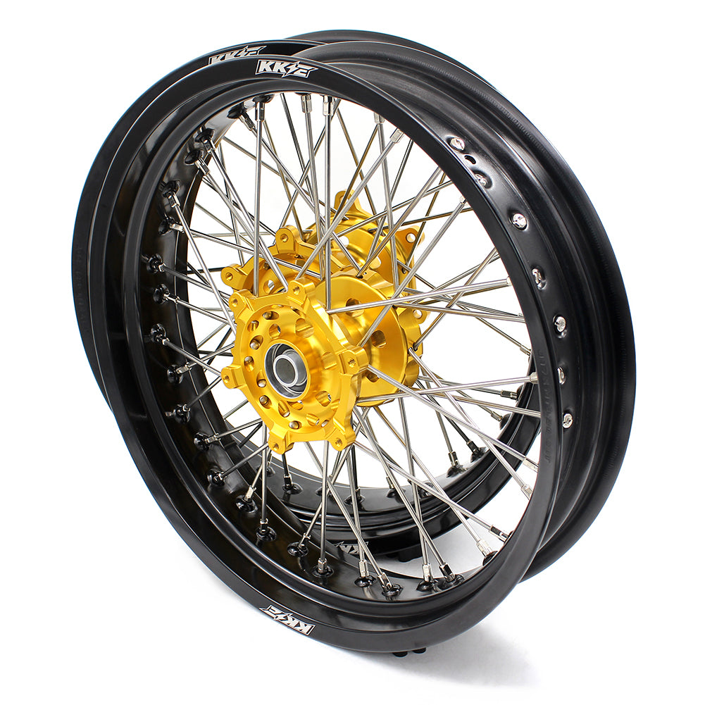 KKE 17Inch Supermoto Dirtbike Wheels For SUZUKI DRZ400SM 2005-2024