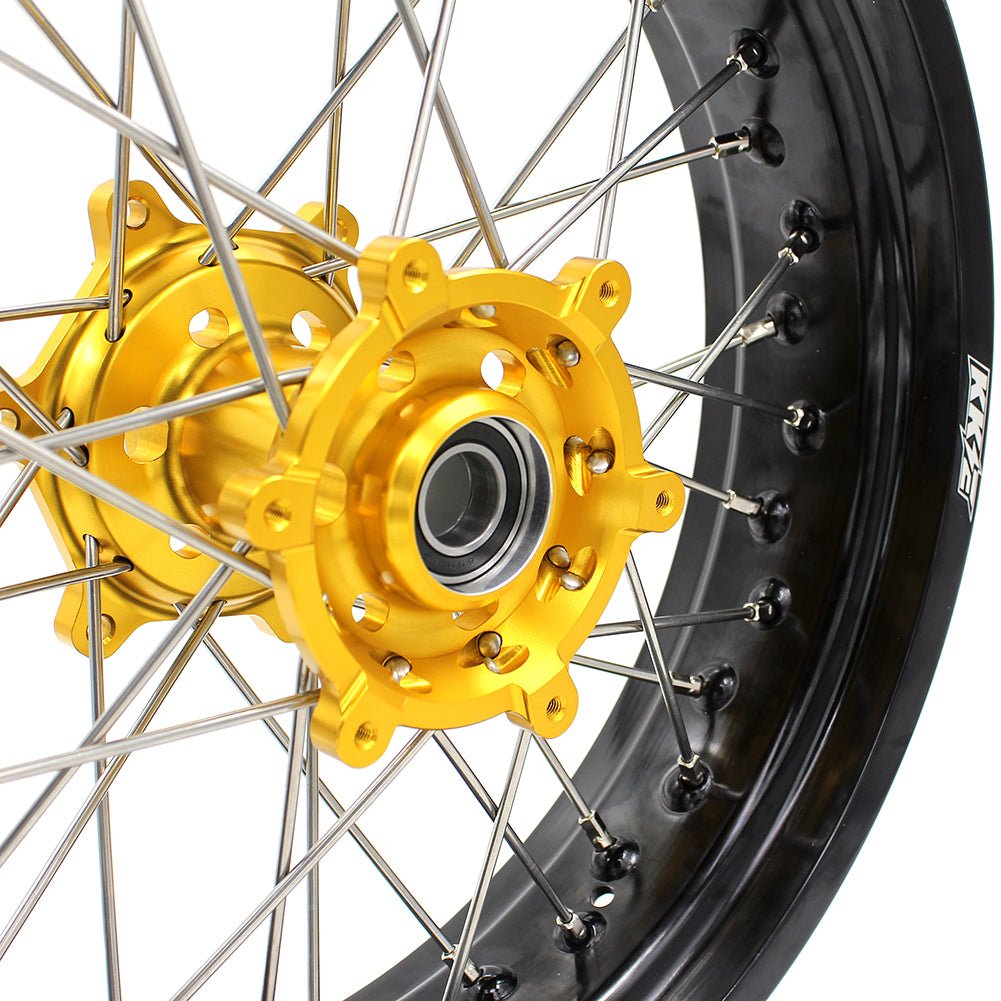 KKE 3.5/4.25*17inch Supermoto Wheels For SUZUKI DRZ400 DRZ400E DRZ400S