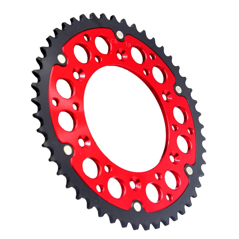 KKE REAR HYBRID SPROCKET 44T/48T/49T/50T/51T/52T RED FOR HONDA CRF250R CRF450R CRF250X CRF450X - KKE Racing