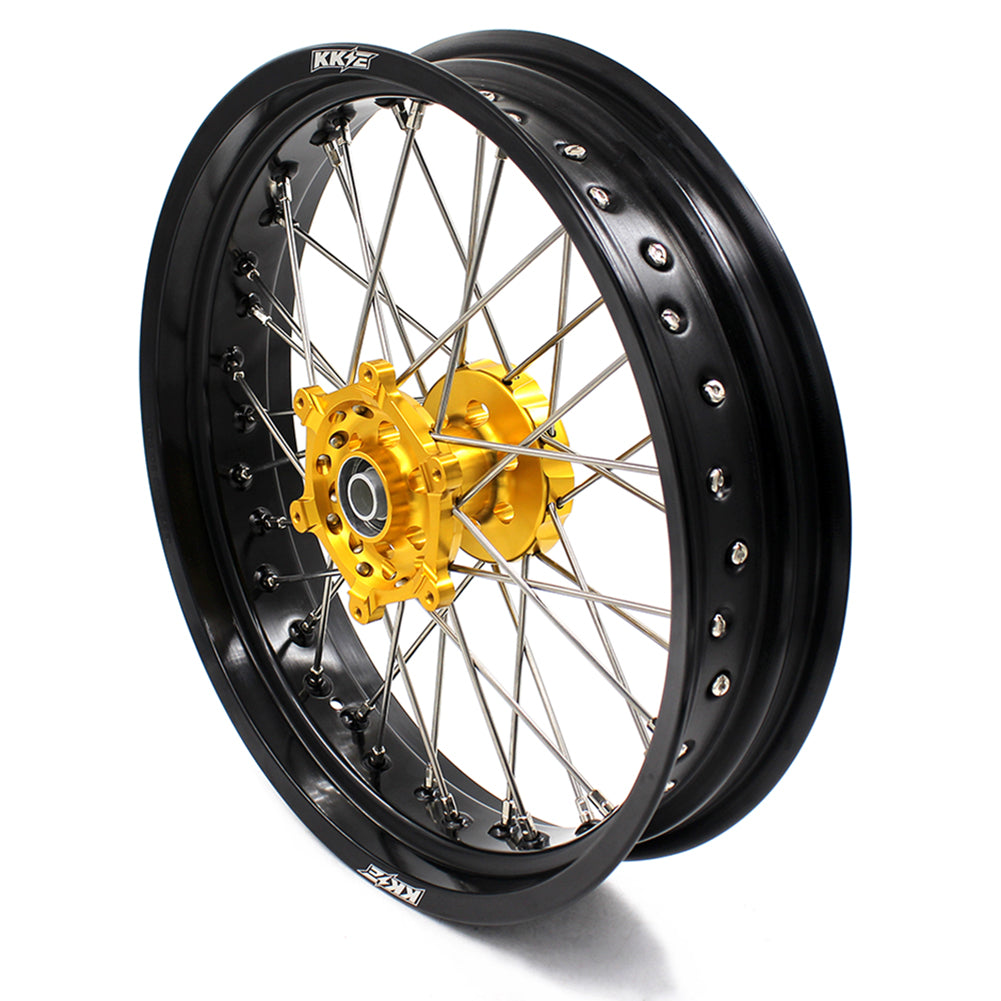 KKE 3.5/4.25*17inch Supermoto Wheels For SUZUKI DRZ400 DRZ400E DRZ400S