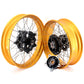 VMX-Racing 19in. 17in. Tubeless Wheels Fit For BMW F750GS 2019-2023 Gold GLM Riims