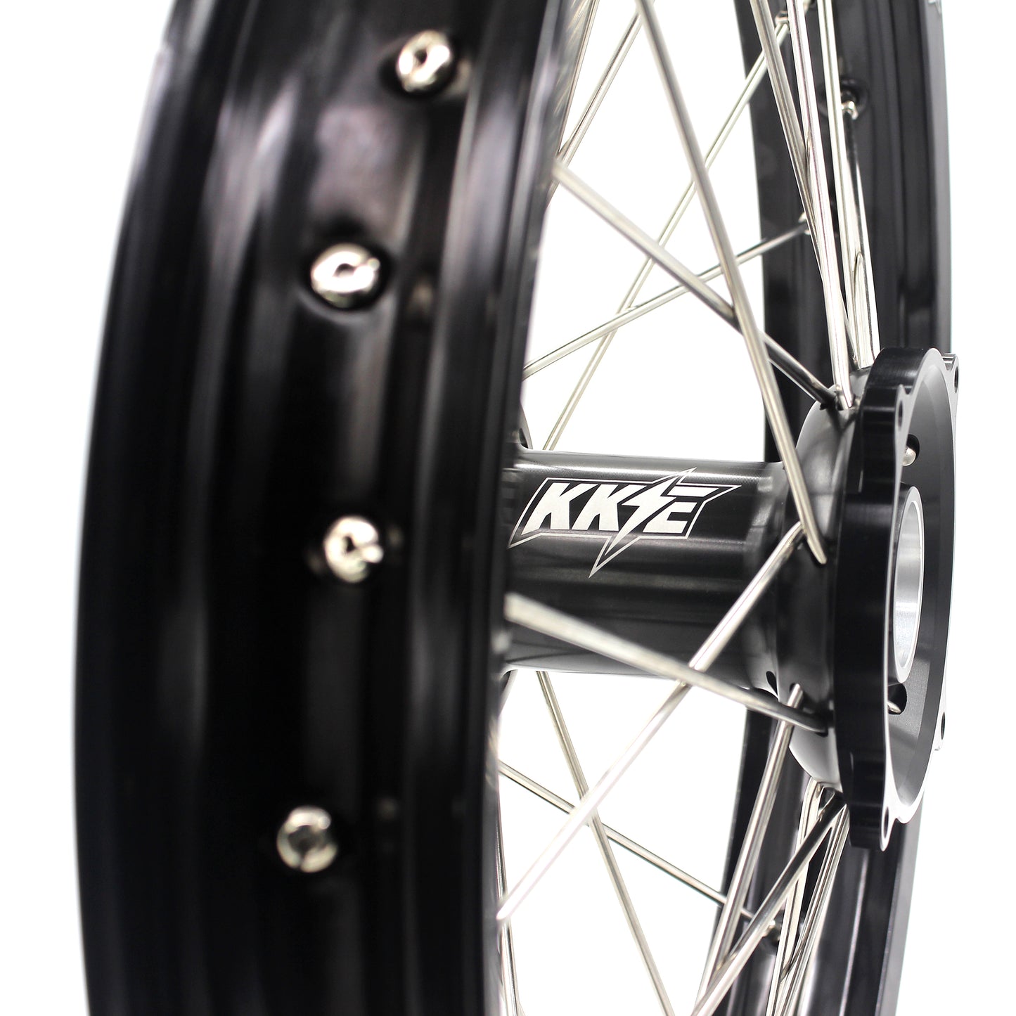 KKE 21" 19" Alloy Wheels Rims For HONDA CR125R CR250R CRF250R CRF450R Black