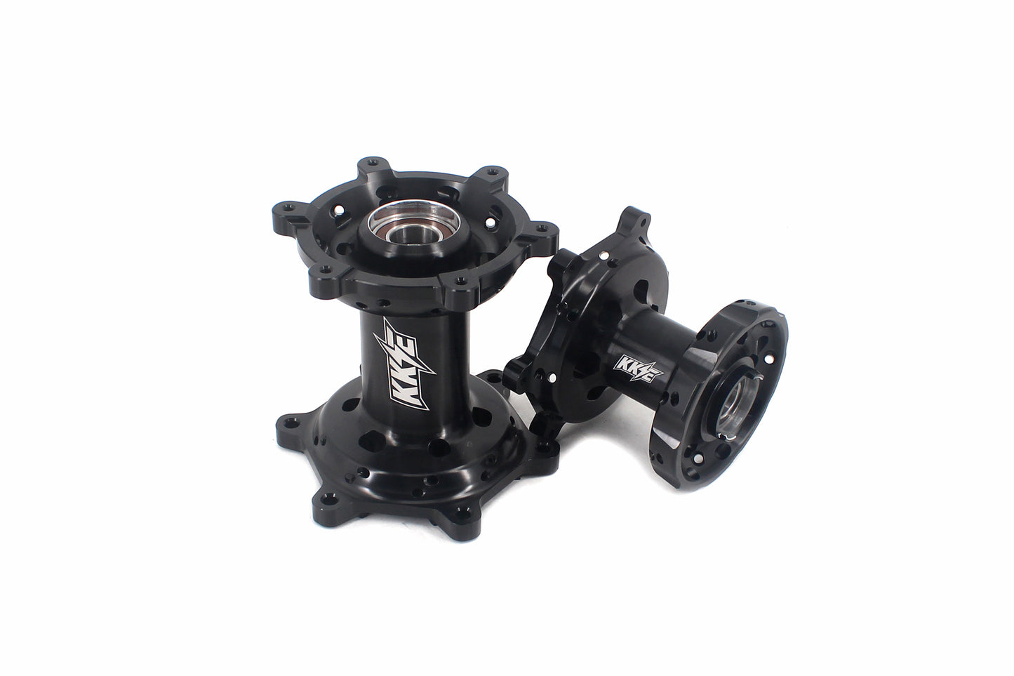 KKE CNC Black Front & Rear Hubs Set For SUZUKI DRZ400 DRZ400E DRZ400S DRZ400SM