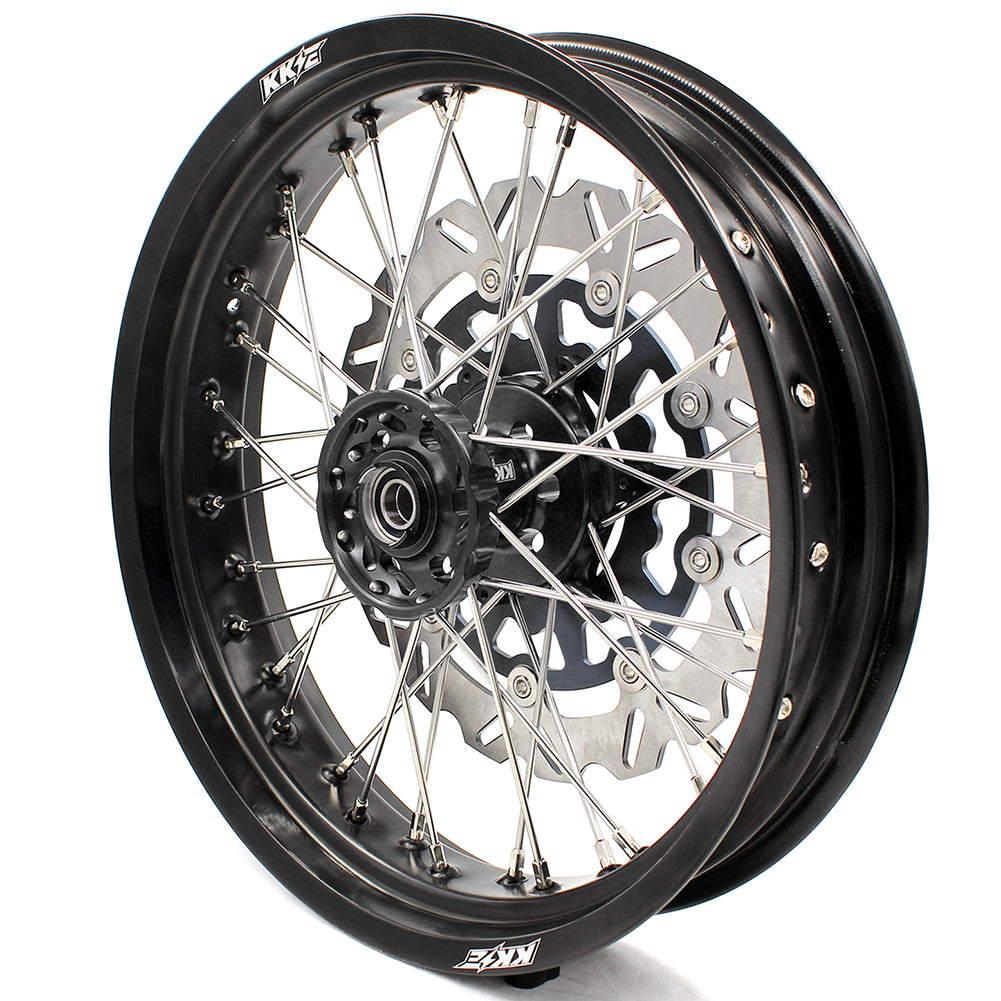 KKE 3.5/4.25*17inch Supermoto Wheels Rims For SUZUKI DRZ400 DRZ400E DRZ400S