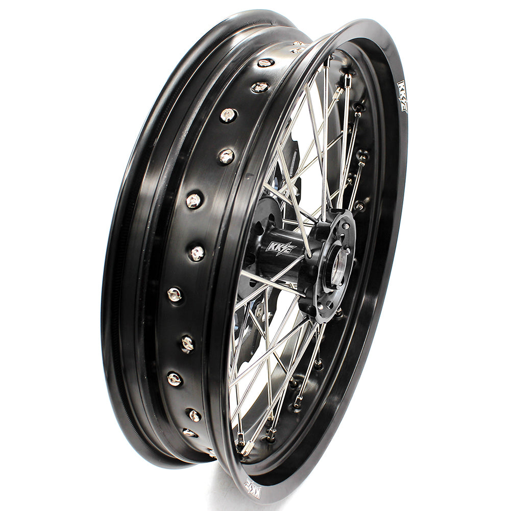 KKE 3.5/4.25*17inch Supermoto Wheels Rims For SUZUKI DRZ400 DRZ400E DRZ400S