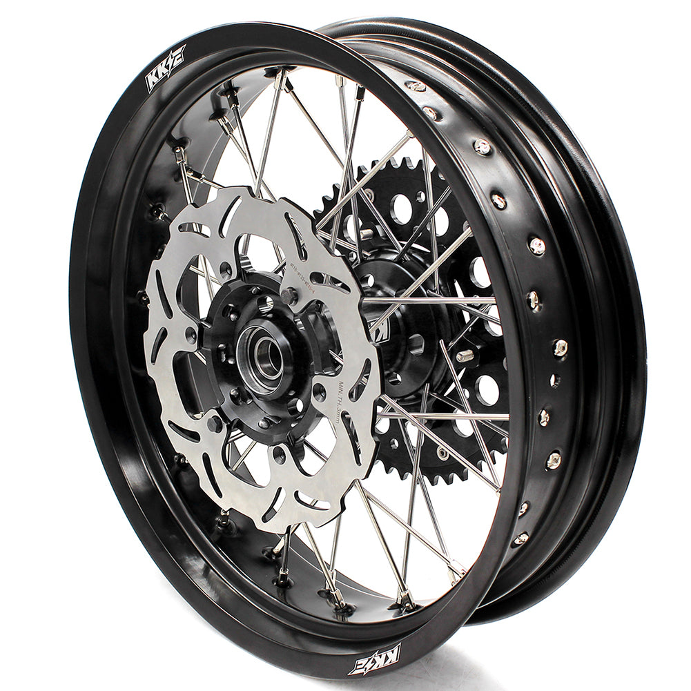 KKE 3.5/4.25*17inch Supermoto Wheels Rims For SUZUKI DRZ400SM With Disc