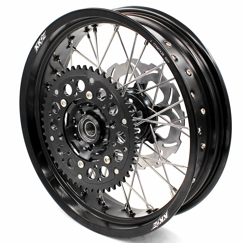 KKE 3.5/4.25*17inch Supermoto Wheels Rims For SUZUKI DRZ400SM With Disc