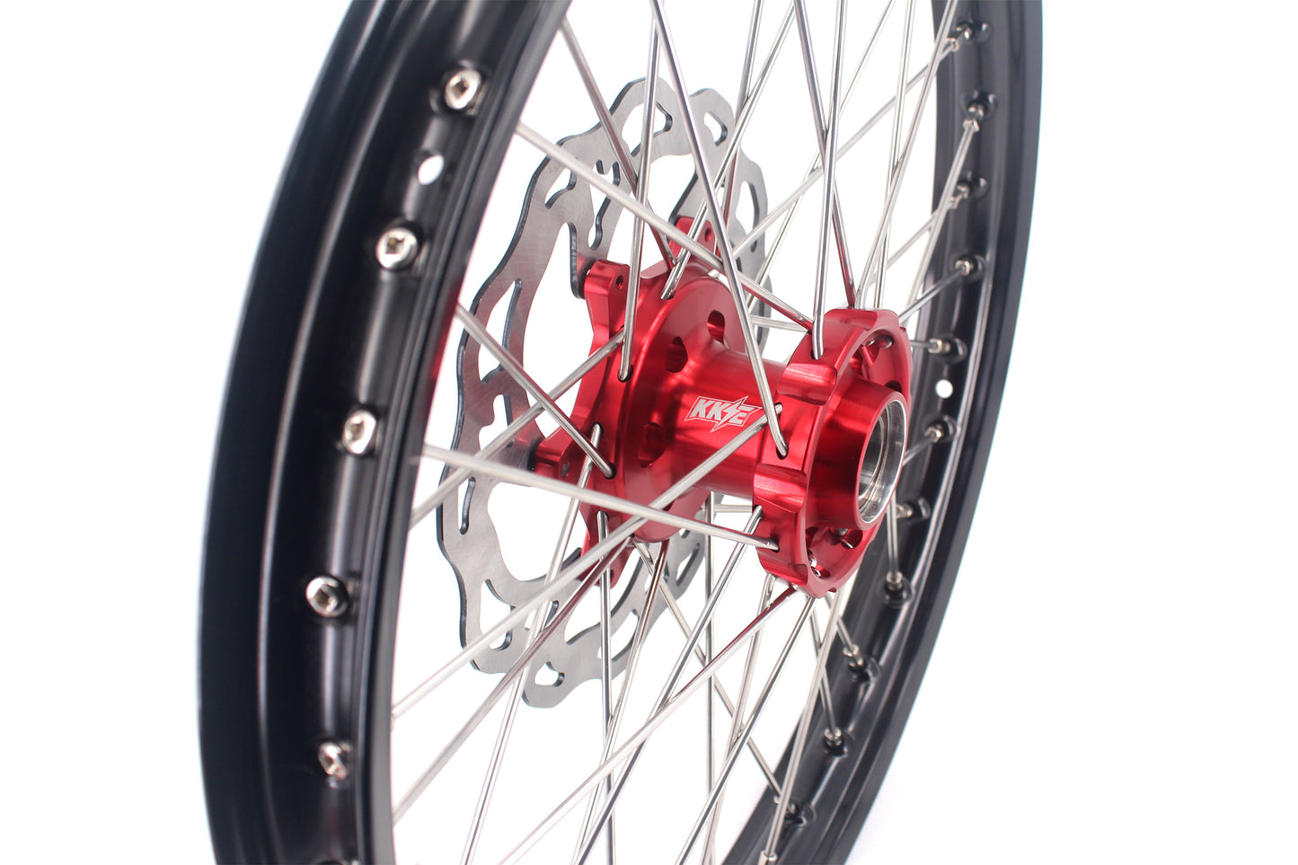 KKE 21" 18" Enduro Spoked Wheels For GAS GAS EC MC EX 125-450CC 2021-2025 Dirtbike Spoked Wheels Set