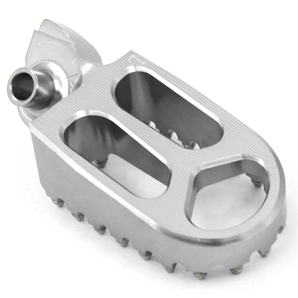 KKE BLUE BLACK SILVER BILLET CNC FOOTPEGS FOR YAMAHA YZ85 YZ125 YZ250 YZ426F YZ450F WR250F WR450F - KKE Racing