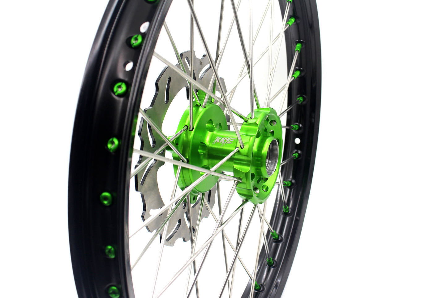 KKE 21in. 19in. Motorcycle Alloy Wheels Rims For KAWASAKI KX125 KX250 2003 2004 2005