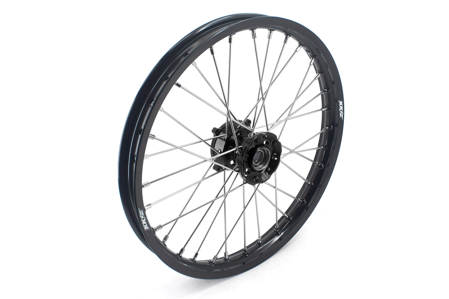 KKE Factory Size Small Kid's Wheels 17" 14" GLM Rims For KTM SX 85 2021-2024 Black Hub