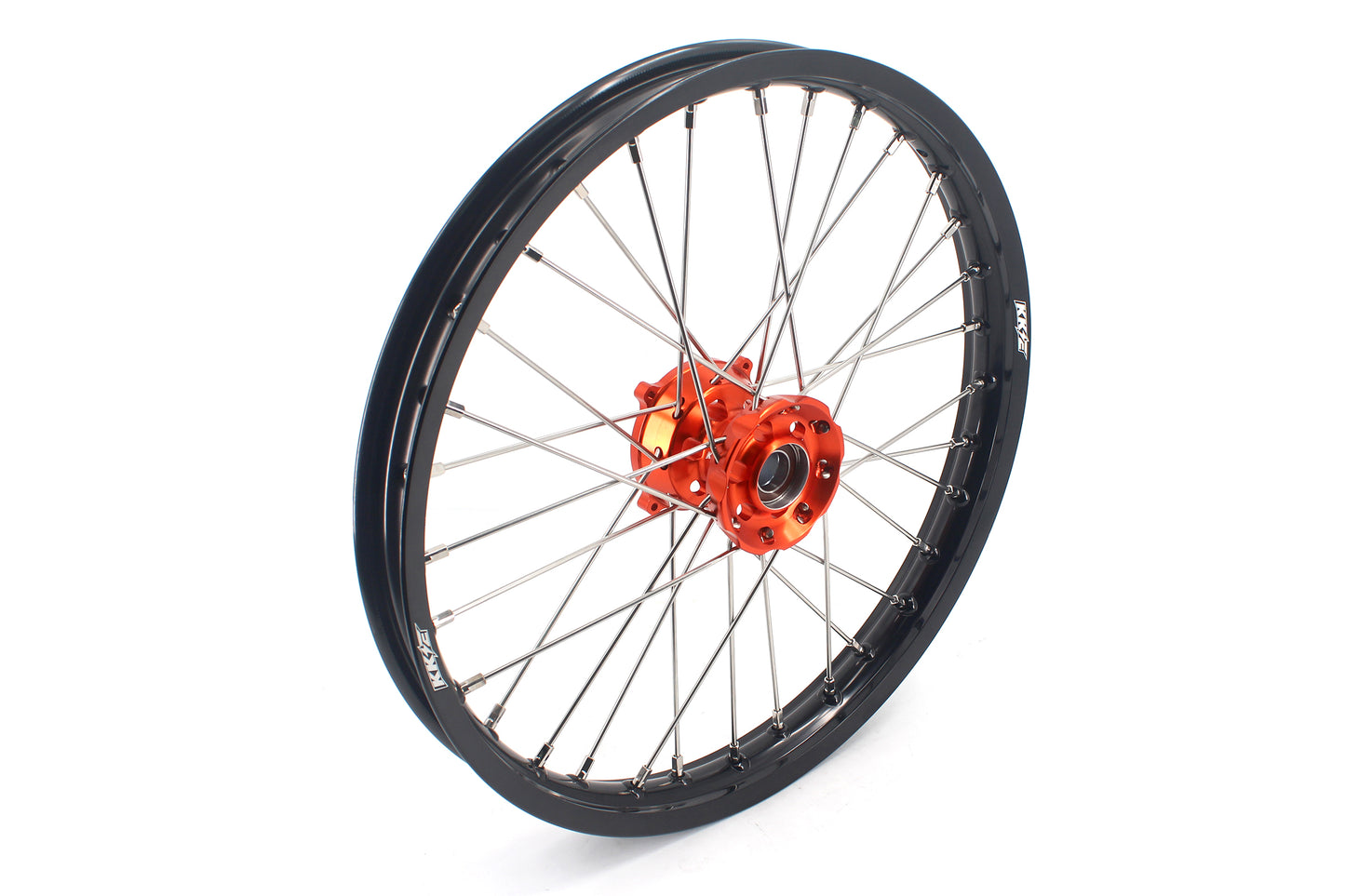 KKE 17"*1.4/14"*1.6 Kid's Big Wheels Rims Fit KTM SX 85 2021-2024 Orange Hub