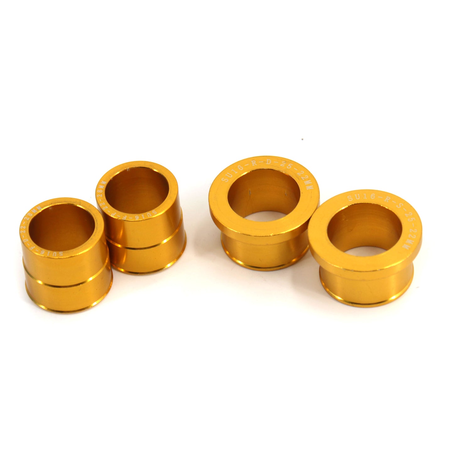 Front & Rear Wheels Billet Collars Spacers Kit Fit SUZUKI RMZ250/450 RMX450Z