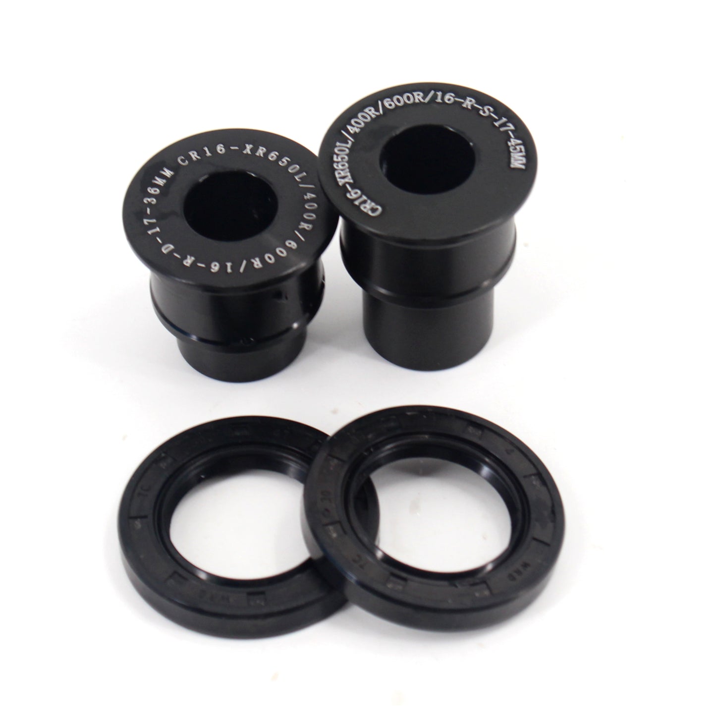 KKE Replacement Rear Black Spacers For HONDA XR400R/600R Dirtbike 21/18 and 21/19 Wheels