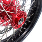KKE 3.5 & 4.25 Cush Drive Supermoto Rims for HONDA CRF250R/450R 2002-2012 Red&Black With Disc&Sprocket