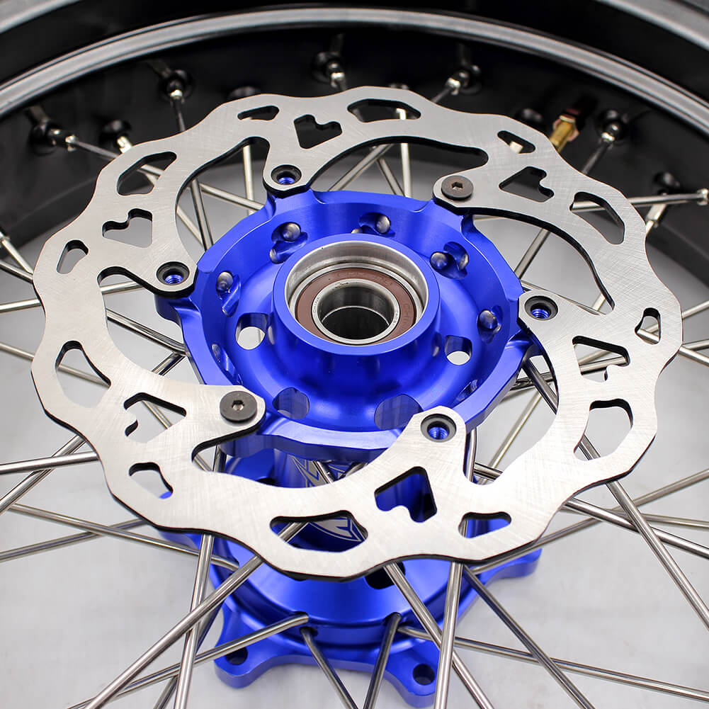 KKE 3.5/4.25*17inch Wheels Tires For 2003-2025 KTM SX SX-F XC EXC EXC-F Husqvarna Husaberg Blue & Black