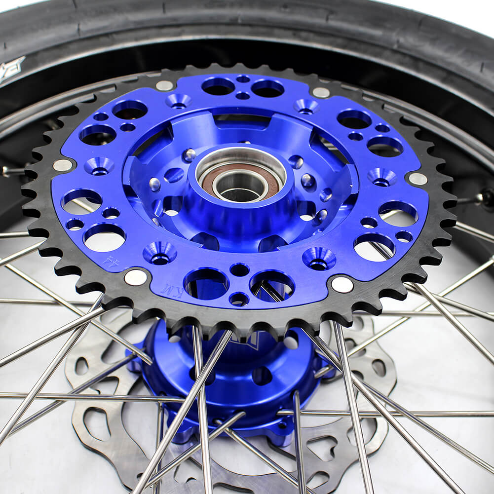 KKE 3.5/4.25*17inch Wheels Tires For 2003-2025 KTM SX SX-F XC EXC EXC-F Husqvarna Husaberg Blue & Black