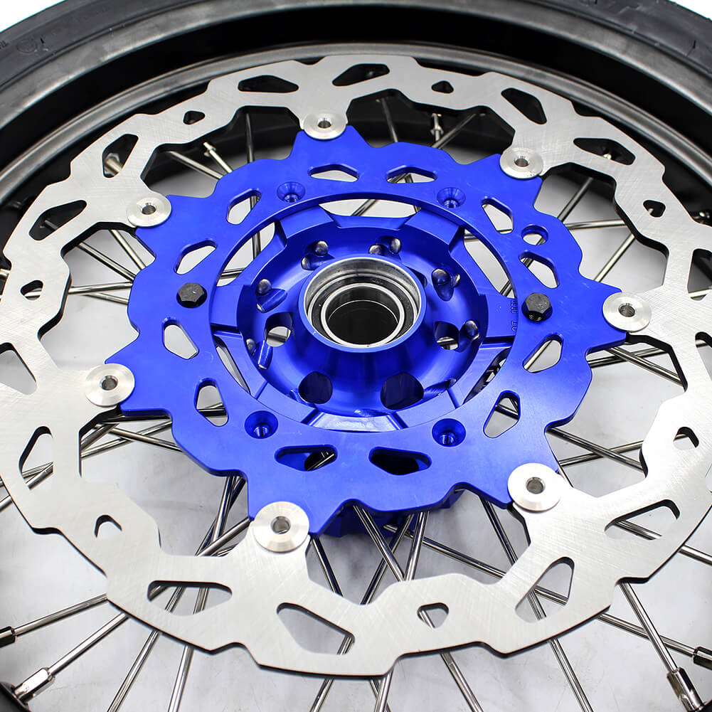 KKE 3.5/4.25*17inch Wheels Tires For 2003-2025 KTM SX SX-F XC EXC EXC-F Husqvarna Husaberg Blue & Black