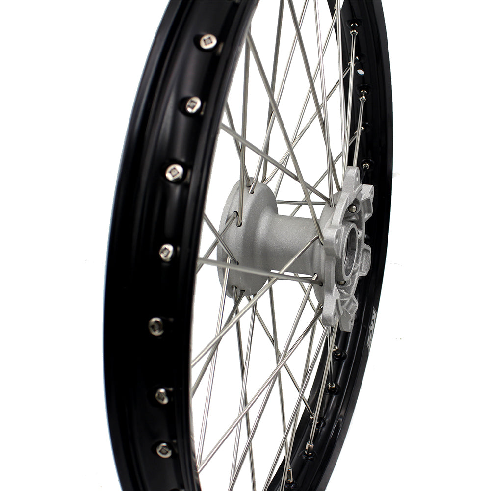 KKE 21×1.6 Cast Front Wheel Rim Fit Yamaha YZ125 YZ250 YZ250F YZ450F Silver Hub