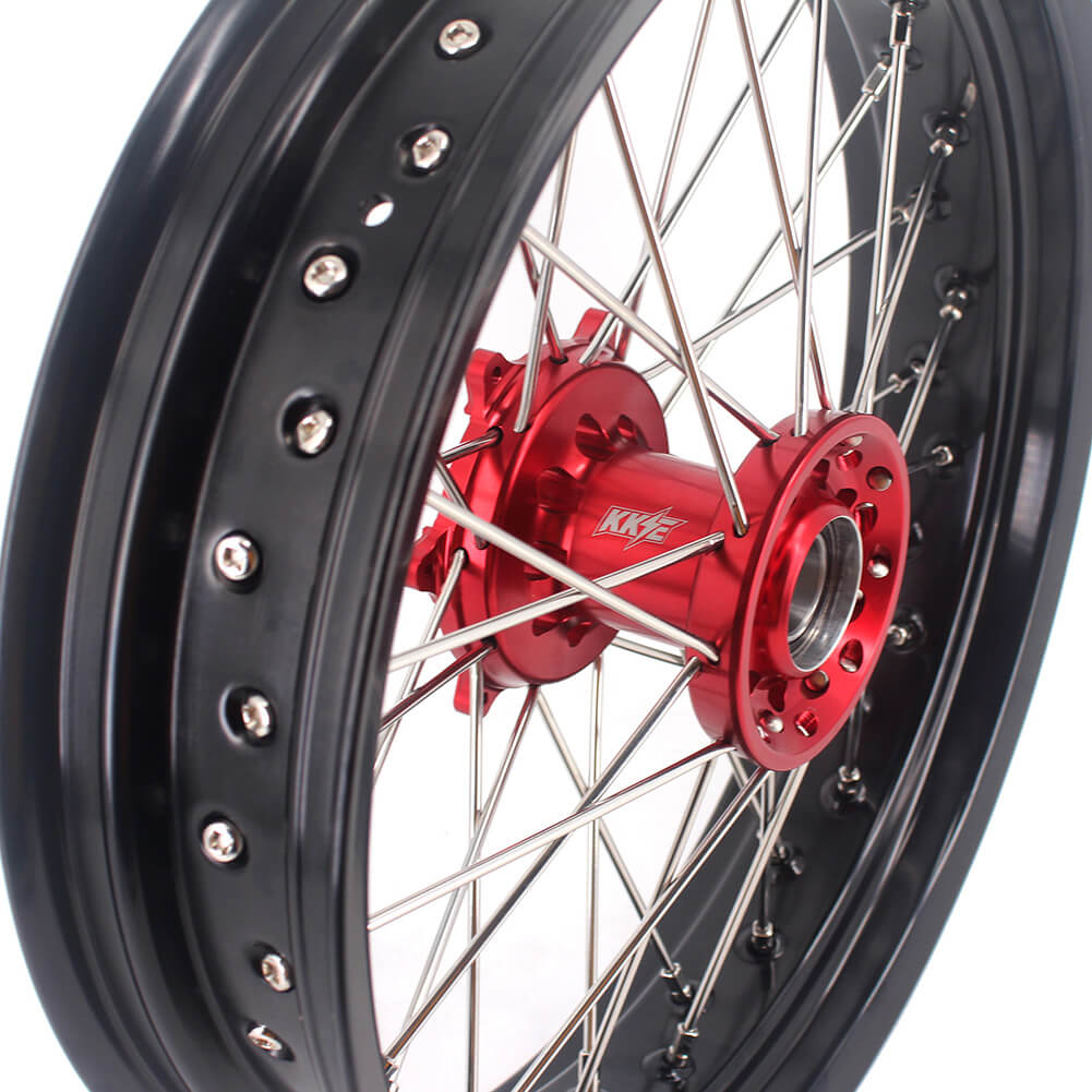 KKE 3.5 & 4.25*17inch Supermoto Wheels Rims for GAS GAS Enduro Bikes 2018-2020
