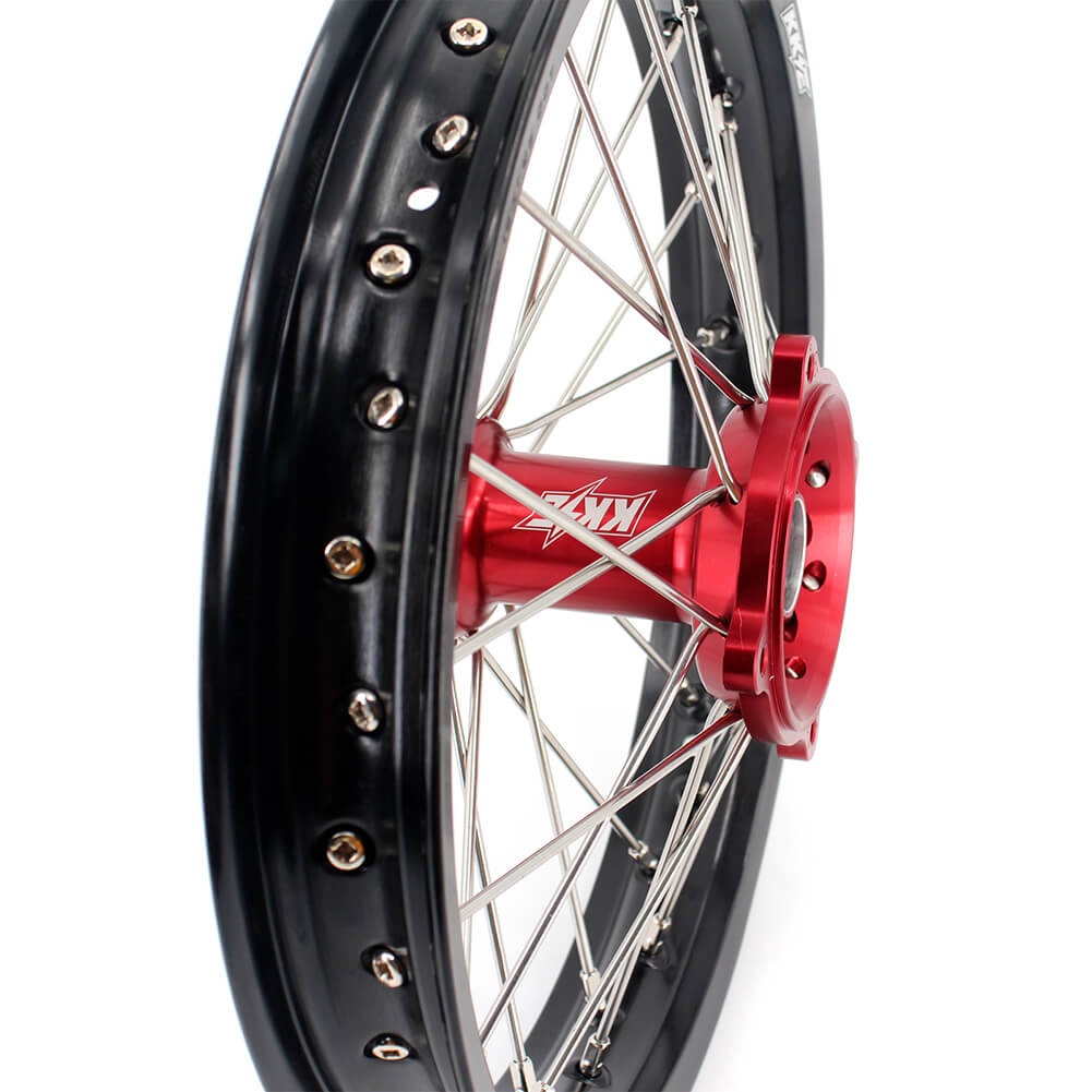 KKE 17/14 Kid's Wheels Rims for HONDA CRF150R CRF150RB 2007-2025 Mini Bike Red