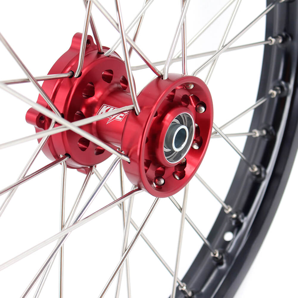KKE 17/14 Kid's Wheels Rims for HONDA CRF150R CRF150RB 2007-2024 Mini Bike Red