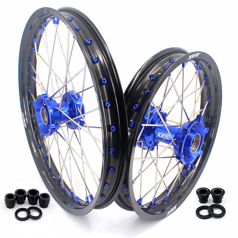 KKE 17 & 14 CNC Hub Kid's Big Wheels Rims For KTM SX85 2021-2023 Husqvarna TC85 2021-2023