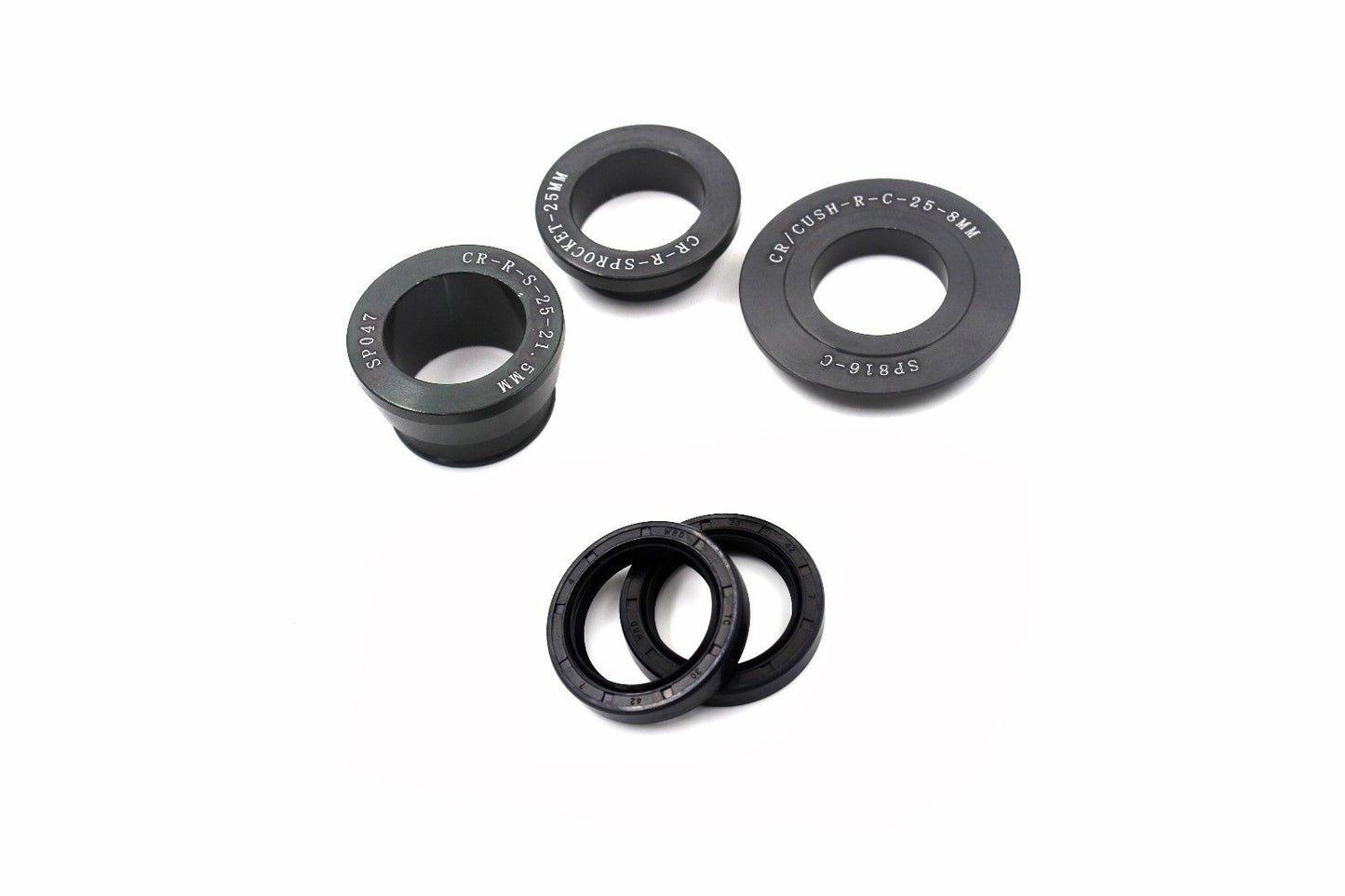 KKE Replacement rear black spacers kit for KTM CUSH Drive Wheels 125-530CC 2003-2024