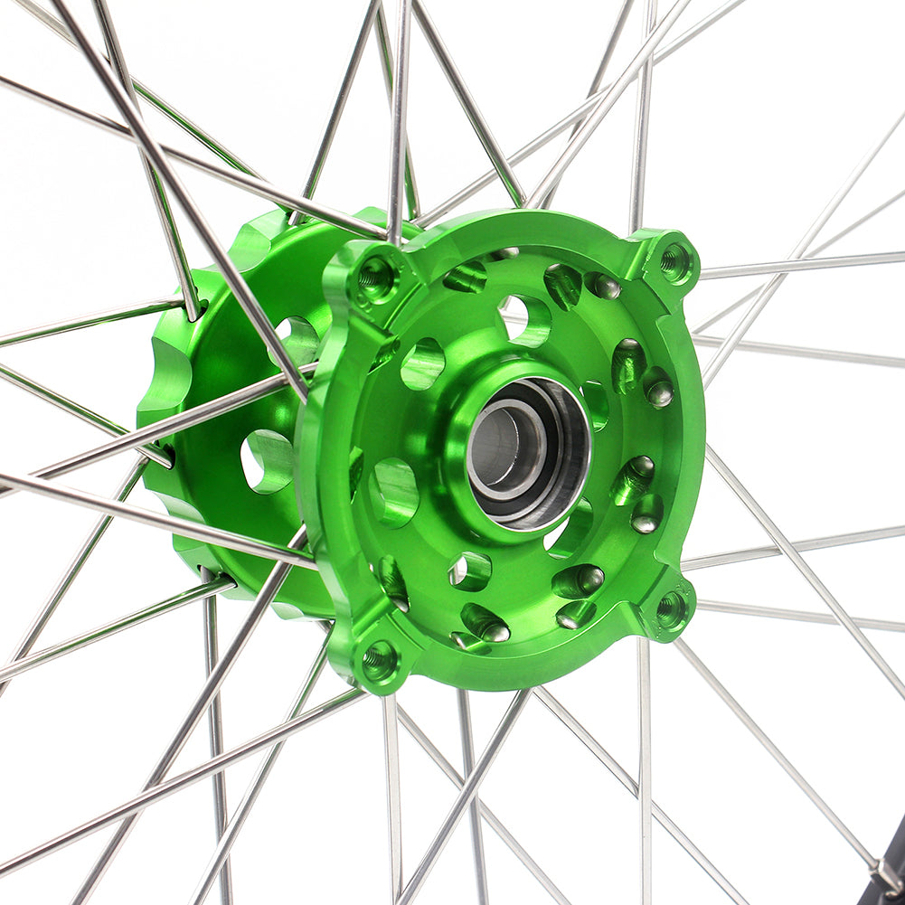 KKE 21/19 Spoked Wheels For KAWASAKI KX250F 2015 KX450F 2015 2016 2017 2018 Disc