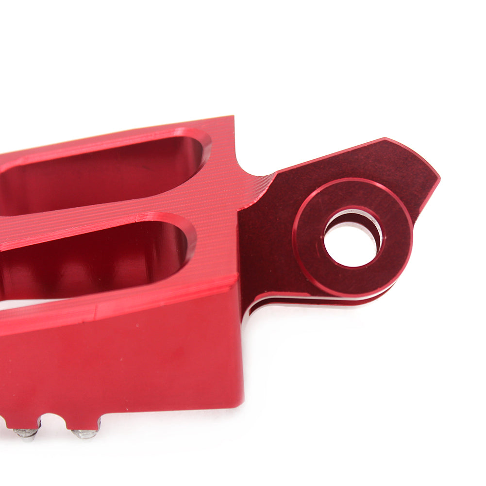 KKE RED GOLD BLACK CNC BILLET FOOT PEGS PEDALS FOR SUZUKI RMZ250 RMZ450 2010-2015 - KKE Racing